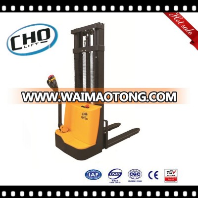 1Ton electric pallet jack stacker, walkie stacker with lifting height 3m