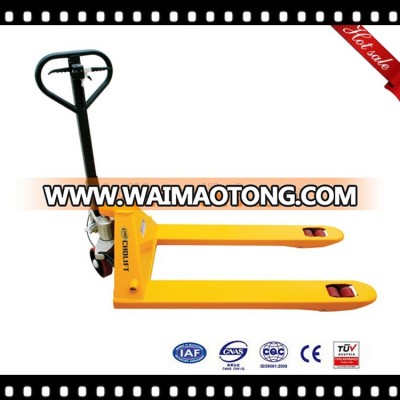 2500kgs/5500lb Ningbo China Hydraulic Hand Pallet Truck with Rubber Wheel