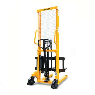 Ningbo Factory 1500kg 2000mm Hand Lift Pallet Stacker