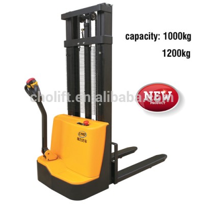 Cholift manufacturer 1T 3M Cheap electric pallet stacker