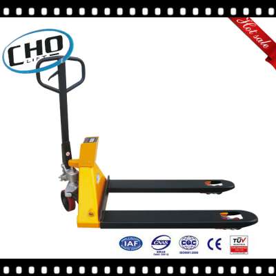 Ningbo Cholift Factory Hand Pallet Truck with Weighing Scale